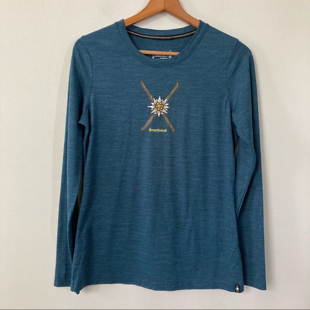 Smartwool Merino Sport 150 Powder Flower Long Sleeve Tee